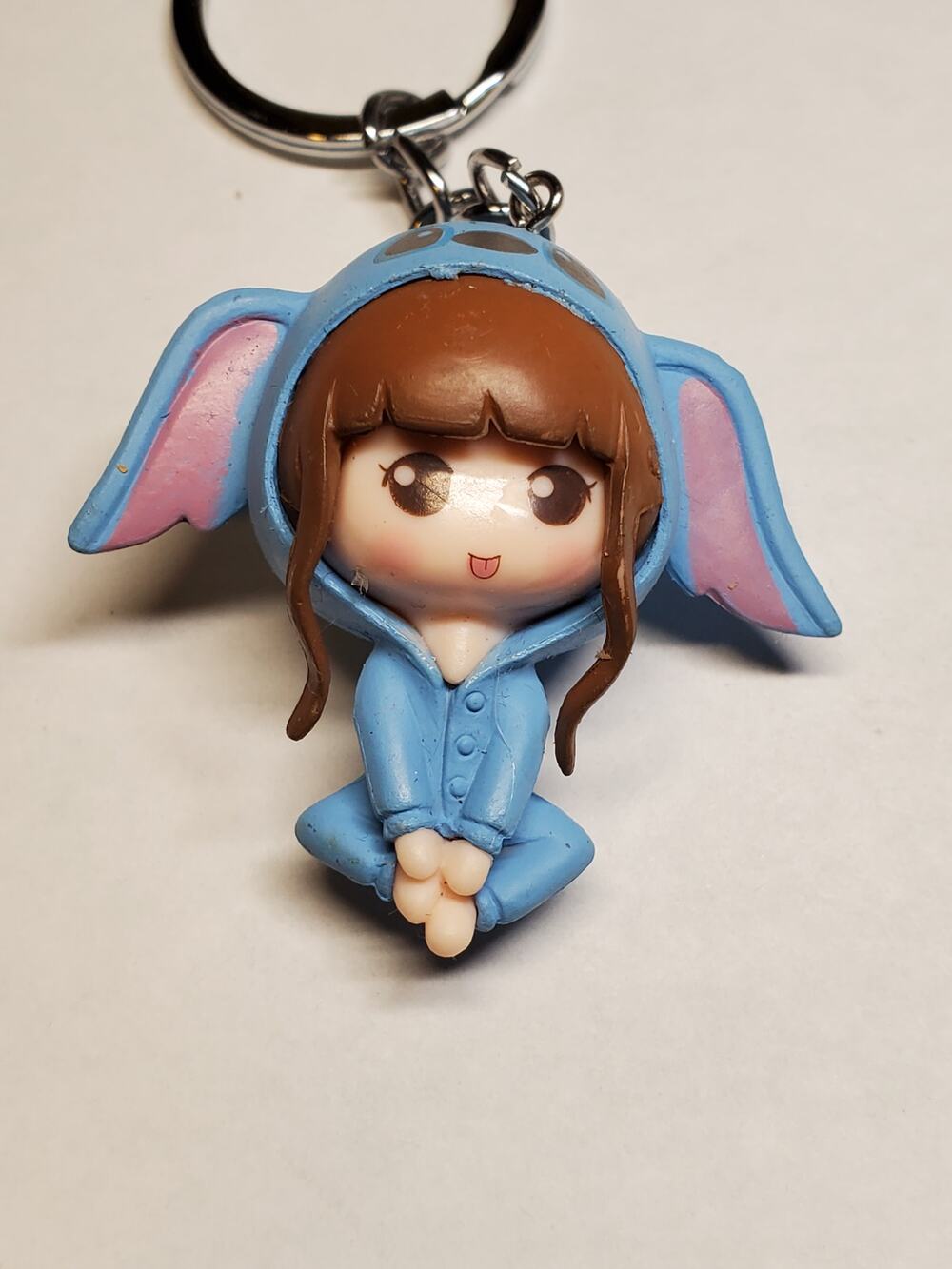 Cute Girl Keychain - 2"